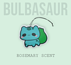 Pokemon Bulbasaur Car/Home/Office Hanging Air Freshener (Rosemary Scent) - £6.32 GBP