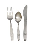 Vintage Western Airlines Serving Flatware Set of 3 Includes Spoon Fork K... - $343.72 MXN
