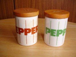 Two Hornsea Pottery , England Ceramic Pepper Shakers. - $12.46
