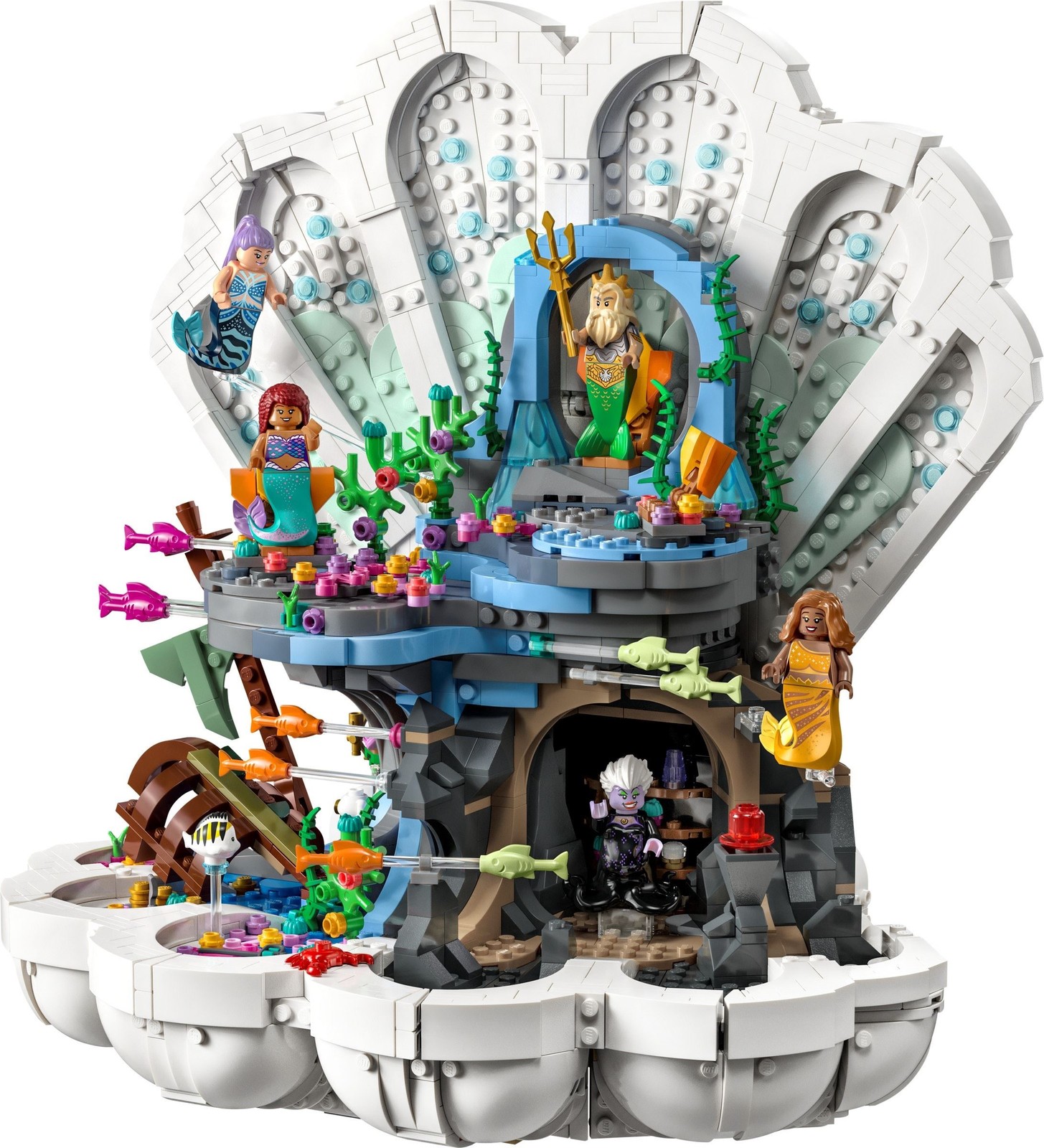 Primary image for The Little Mermaid Royal Clamshell Building Block Set 1808 Pieces