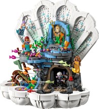 The Little Mermaid Royal Clamshell Building Block Set 1808 Pieces - £158.48 GBP