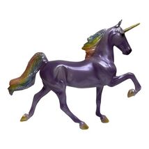 BREYER RAINBOW MAGICAL UNICORN SADDLEBRED CLASSIC #97267 GLITTER FREEDOM... - $19.60