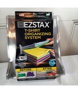 New EZ STAX T-Shirt Organizer Organizing system 18 count shirt plastic E... - €18,00 EUR