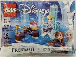 LEGO 30553 Elsa&#39;s Winter Throne Disney Frozen II Elsa Minifig. New Polybag 42pcs - £7.82 GBP