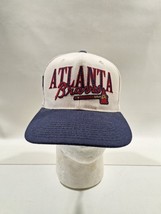 Vintage Atlanta Braves Snapback Hat Sports Specialties Shadow MLB Script... - $128.65