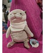 Shinada Global Otter BNWT Grey 11&quot; Soft Plushie Japan - €25,57 EUR