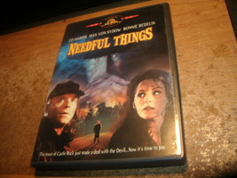 USED-DVD-NEEDFUL THINGS-1993-ED HARRIS-MAX Von SYDOW-HORROR-MGM-STEPHEN King! - $7.77
