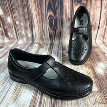 SAS Willow Womens Size 8.5 M Black Leather Cutout Mary Jane Shoes Flats ... - $37.99