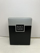 Vintage Avon Men&#39;s Black Suede After Shave Lotion Splash 3.4oz Old Stock - $29.69