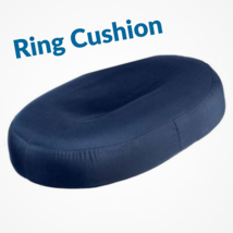 MOBB Ring Seat Cushion, 16-inch - Pressure Offloading, Comfort, Washable - Blue - £22.53 GBP