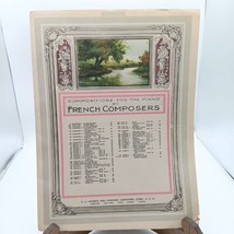 &quot;Edition Beautiful&quot; Piano Sheet Music by French Composers C.C. Birchard and Comp - $11.65