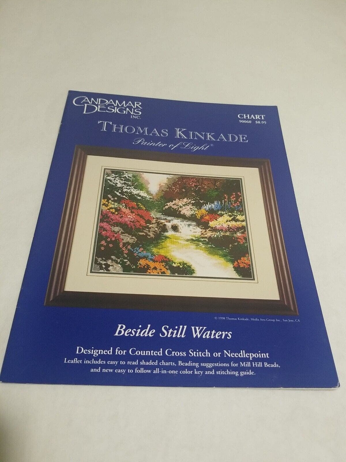 Primary image for Beside Still Waters Thomas Kinkade Painter of Light Cross Stitch Chart 90060