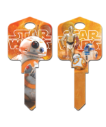 Star Wars Droids Featuring BB-8 &amp; R2-D2 &amp; C3-PO Key Blanks SC1 Schlage - £8.64 GBP