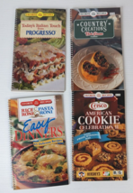 lot of 4 Favorite All Time Recipes easy dinners cookie Italian country creations - £7.77 GBP