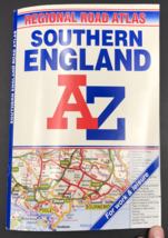 VTG 1997 AZ Southern England Regional Road Map Atlas Edition 2 -- 6.5&quot; x 9.75&quot; - £9.99 GBP