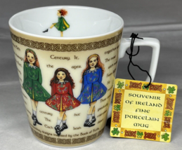 Irish Dance Ceramic Coffee Tea mug Dishwasher Girl Ireland Cup St Patric... - $11.00