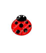 Ladybug DIGITAL File.  Instant Download.  No Physical Product to be Shipped.  PN