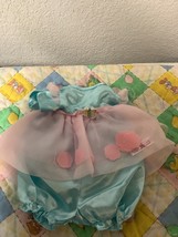 Vintage Cabbage Patch Kids Play Along Pink &amp; Blue Romper Dress Combo  - $1,404.11 MXN