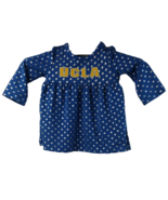 Colosseum Baby Girls Clothes UCLA Long Sleeve Polka Dots BLUE - 3-6 Months - £13.97 GBP