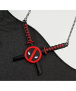 DEADPOOL Sword Necklace ☆ Rare Comic Book Superhero Pendant ☆ Marvel Jew... - €9,43 EUR