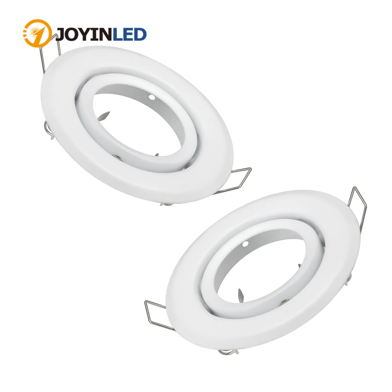 10pcs/lot Round White Adjustable LED Ceiling Downlight Mounting Fe GU10/MR16/GU5 - £146.80 GBP