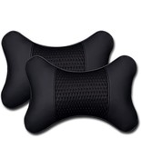 2 Pack Car Headrest Pillow PU Leather Car Neck Pillow for Driving Seat B... - $44.33