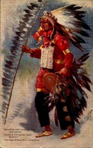 RAPHAEL TUCK &amp; SONS&#39; POST CARD-&quot;OILETTE&quot; SERIES #1360, &quot;HIAWATHA&quot; BK66 - £4.74 GBP