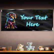 Personalized neon puppy neon sign 600mm x 250mm 133534 thumb200