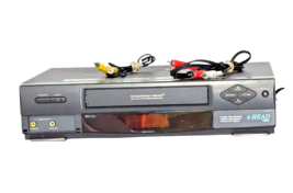 Vintage Samsung VR5805 VCR Player 4-Head Diamond Head VHS No Remote Tested - $49.45