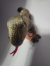 Ty Beanie Baby Scaly the Lizard Retired RARE Error Single Layer Tush Tag Mint - £7.76 GBP
