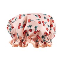 The Vintage Cosmetic Company Cherry Shower Cap, Lightweight and Elastica... - £18.37 GBP
