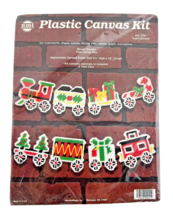 Needle Magic Plastic CanvasChristmas Train Garland  Kit 2241 Size 3.5&quot; H... - £18.88 GBP