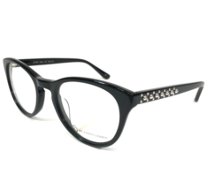 Judith Leiber Eyeglasses Frames JL-3028 Ebony Black Gold Cat Eye 50-20-140 - £52.31 GBP