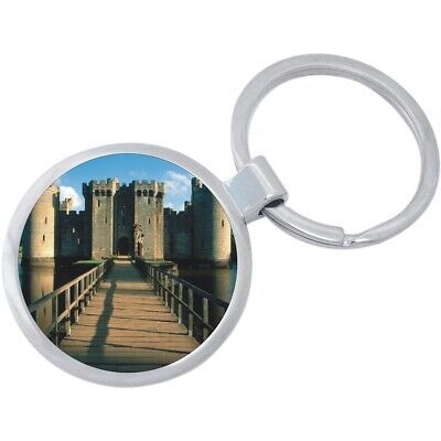 Bodiam Castle Keychain - Includes 1.25 Inch Loop for Keys or Backpack - $10.77