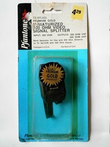 Pfantone Premium Gold Miniaturized 300 OHM Video Signal Splitter #TV-SPL9GL - $5.93