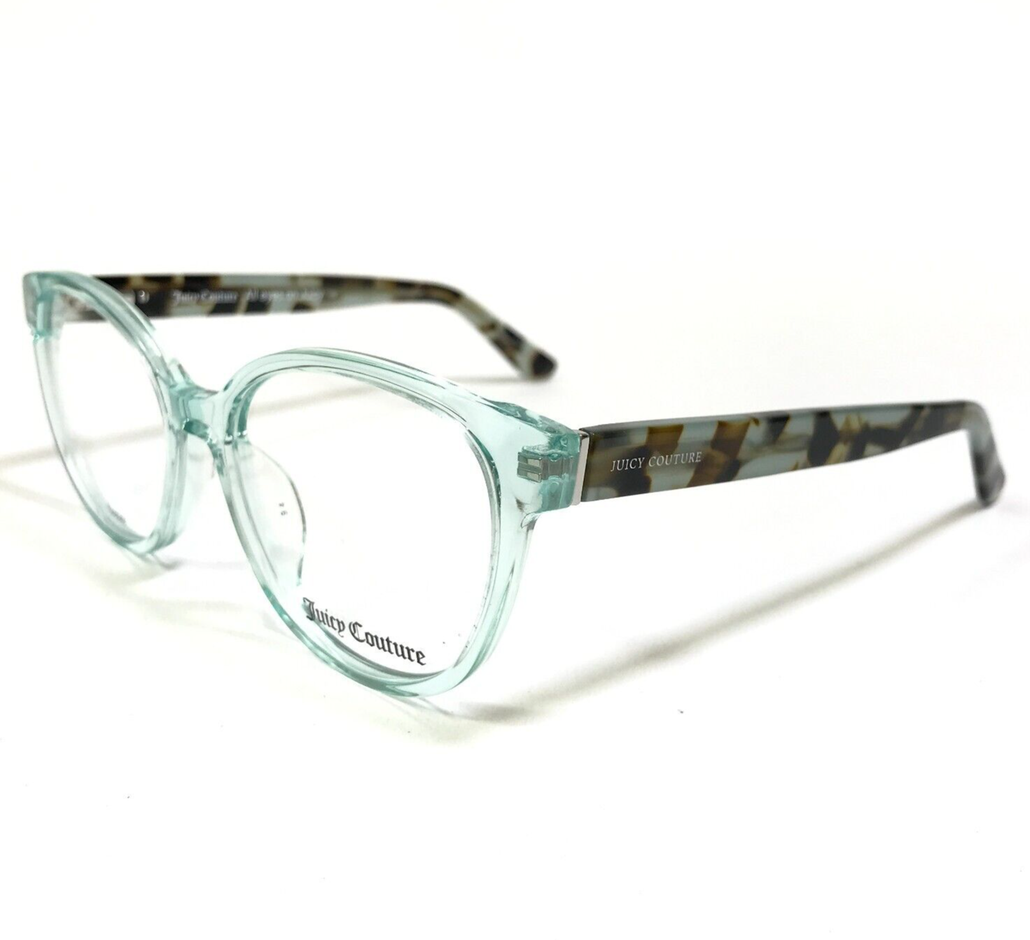 Juicy Couture Brille Rahmen JU 204 0OX Klar Grün Braune Schildplatt 50-1... - $74.23