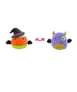 Squishmallow Flip A Mallow Casey Candy Corn Witch &amp; Blaze the Bat 9&quot; Plush - €17,30 EUR