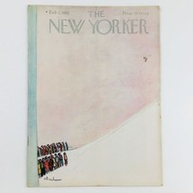 The New Yorker Magazine February 2 1952 Theme Cover by Abe Birnbaum No Label - £75.74 GBP