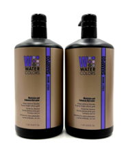 Water Colors Violet Washe Shampoo Maintains &amp; Enhances Haircolor 33.8 oz-2 Pack - £42.02 GBP