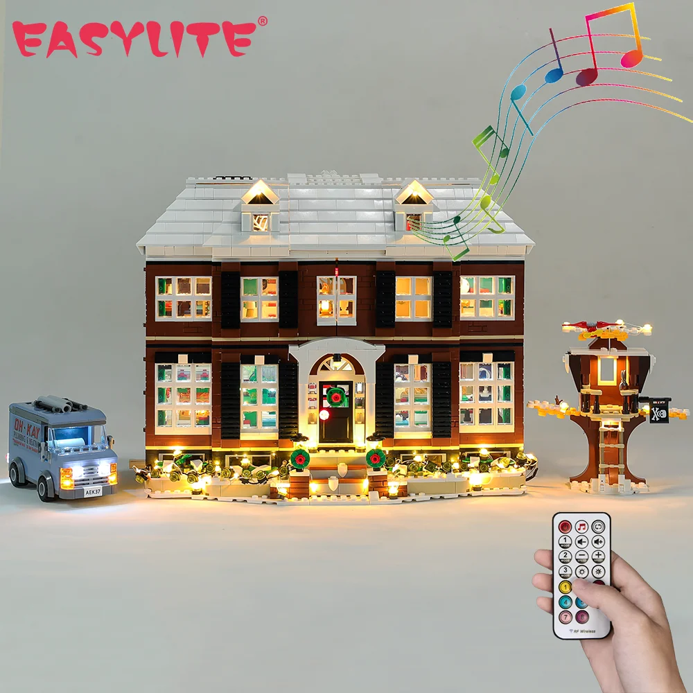 LED Light Kit For Christmas Gift 21330 Home Alone House Street View Building - £16.45 GBP+