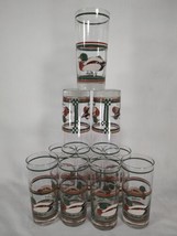 Libbey Vintage Mallard Duck Tall Glass Tumbler High Ball Set Of 10 Glasses - £40.35 GBP