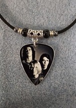 Handmade Nirvana Aluminum Guitar Pick Necklace - £11.42 GBP