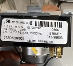 GE Dryer Timer WE4M271, 572D520P021, 877552, WE04M0271 - $441.11 MXN