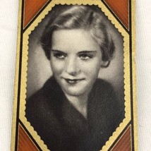 Erika Biebrach Tobacco Cigarette Card German 30s Film Stars Bunte Filmbi... - $12.95