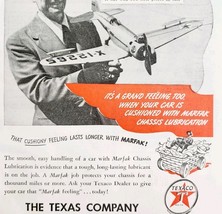 1948 Texaco Gasoline &amp; Oil Company Advertisement Marfak Chasses Lube E2H1 - $29.99