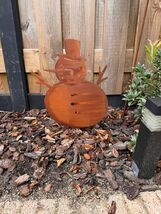 Rustic Snowman – Iron Sculpture. 33x1x67cm-
show original title

Origina... - $57.92