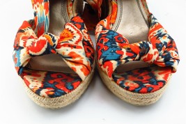 Impo Sz 8.5 M Orange Ankle Strap Fabric Women Sandals - £15.78 GBP