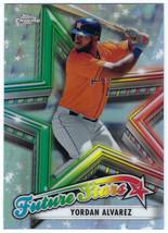 2021 Topps Chrome #FS-8 Yordan Alvarez Houston Astros Future Stars Insert - £1.17 GBP