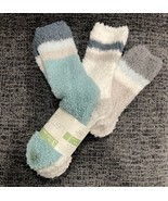 3 Pairs Lemon Loves Earth Women&#39;s Warm Fuzzy Crew Slipper Socks Fits Sz ... - $360.79 MXN