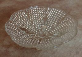 VTG. HAZEL ATLAS FOOTED HOBNAIL CANDY/NUT BOWL MCM EUC DH2962 - $25.35 CAD